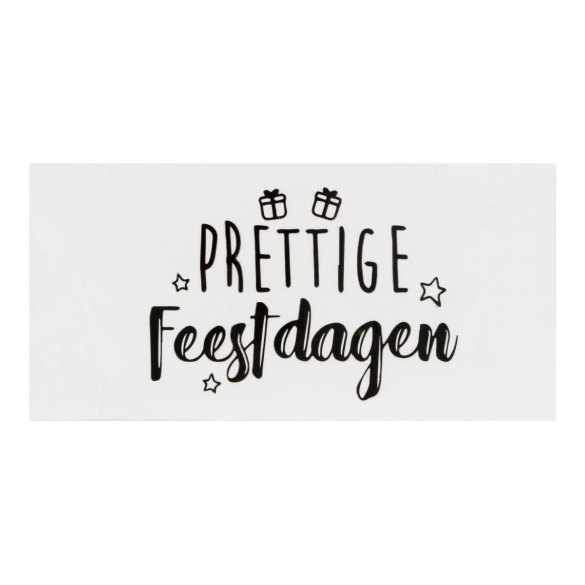 6x Tape bedrukt "Prettige Feestdagen", 50mm x 66 meter