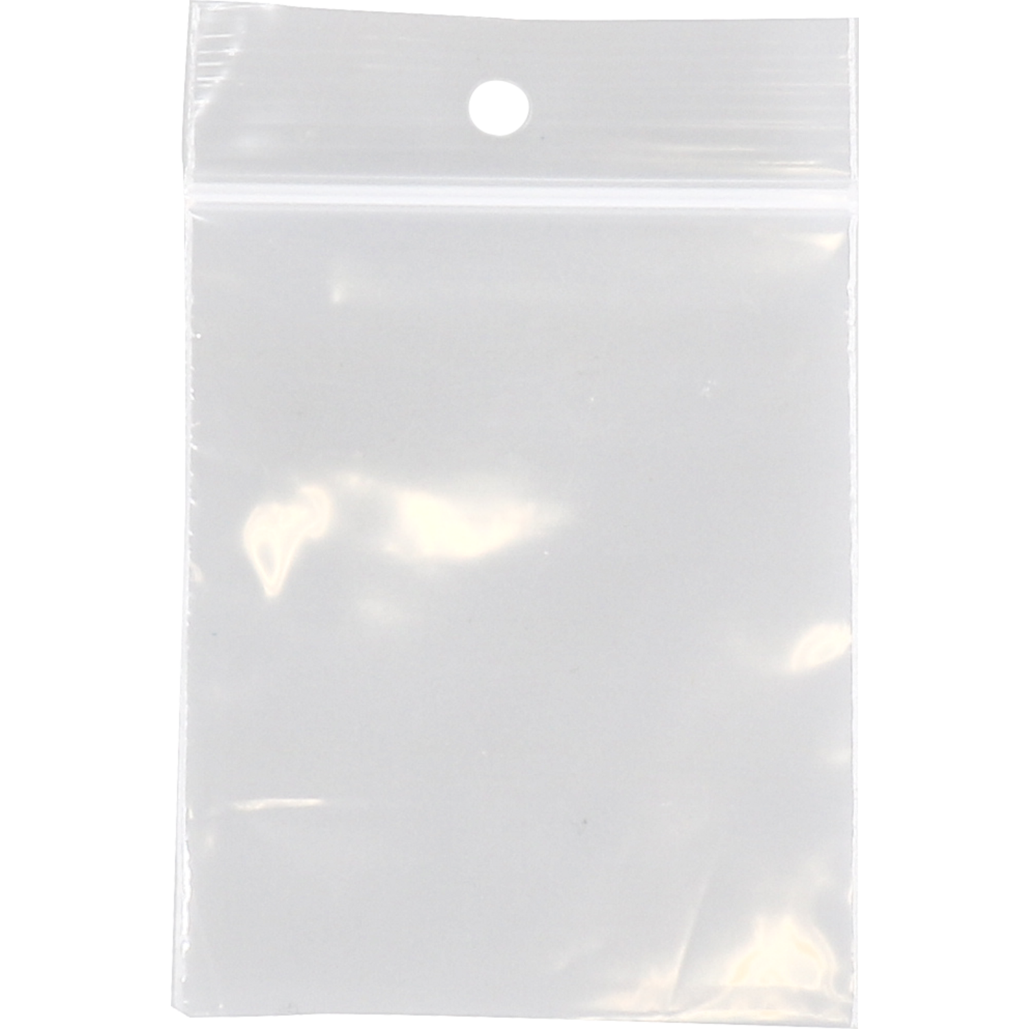 Zak, Sluitgripzak, met ophangoog, LDPE, 7x10cm, 50my, transparant, 1000 stuks