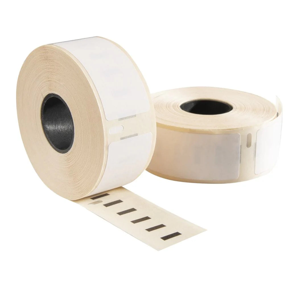Dymo 99012 / S0722400 compatible labels, 89 mm x 36 mm, 260 etiketten per rol, wit, permanent