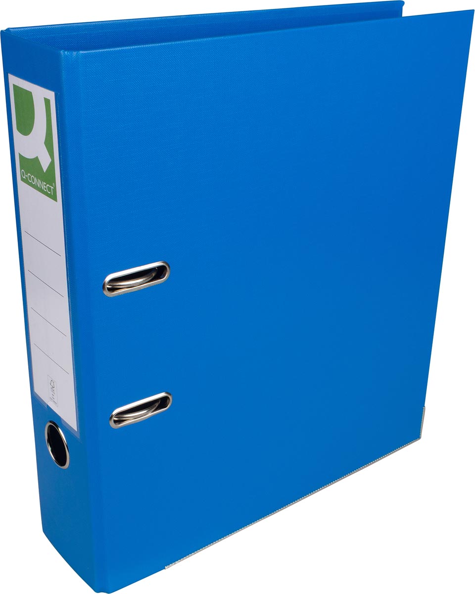 Ordner, ft A4, PP, rug van 8 cm, blauw, Q-connect