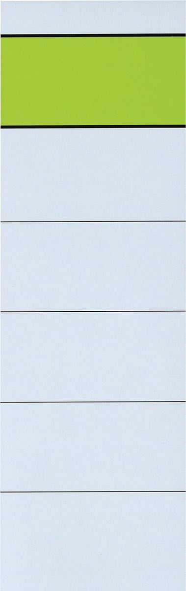 10x Rugetiketten, 5,4x19cm (breed)