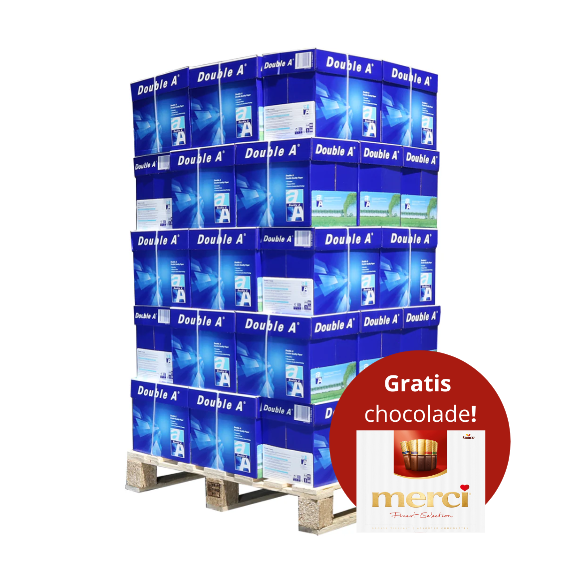 Double A Premium A4 kopieerpapier 80gr - 40 dozen