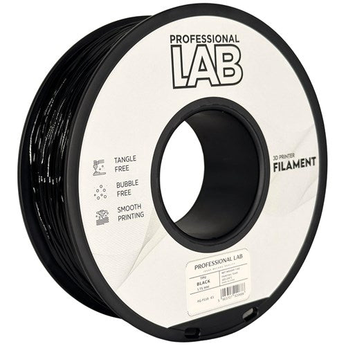 TPU zwart 95A filament 1,75 mm 1 kg | Prof. Lab