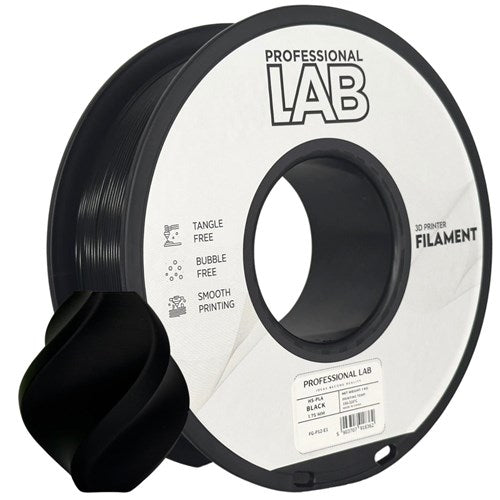 HS-PLA zwart filament 1,75 mm 1 kg | Prof. Lab