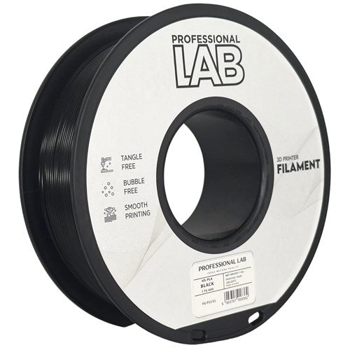 HS-PLA zwart filament 1,75 mm 1 kg | Prof. Lab – foto 2