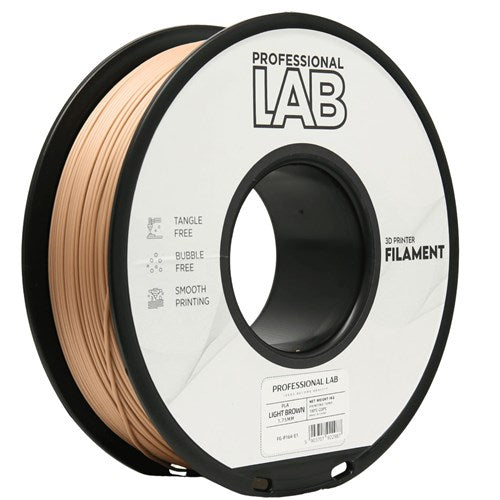 PLA lichtbruin filament 1,75 mm 1 kg | Prof. Lab