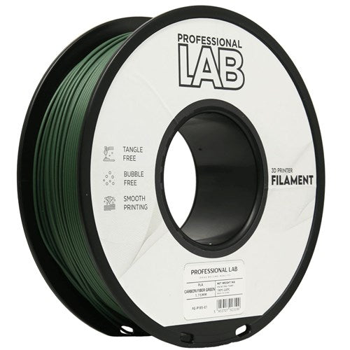 PLA CF groen filament 1,75 mm 1 kg | Prof. Lab