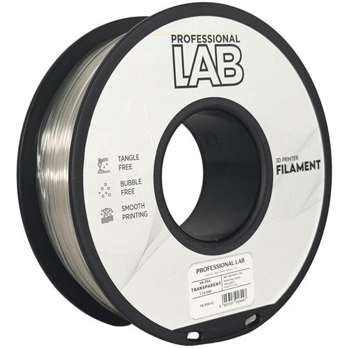 HS-PLA transparant filament 1,75 mm 1 kg | Prof. Lab