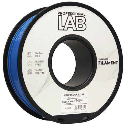 PETG oceaanblauw filament 1,75 mm 1 kg | Prof. Lab