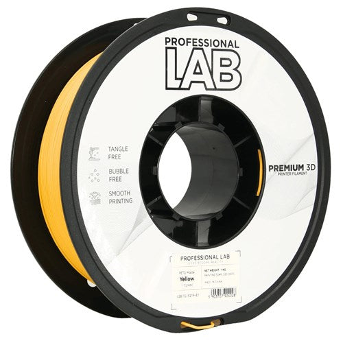 PETG mat geel filament 1,75 mm 1 kg | Prof. Lab