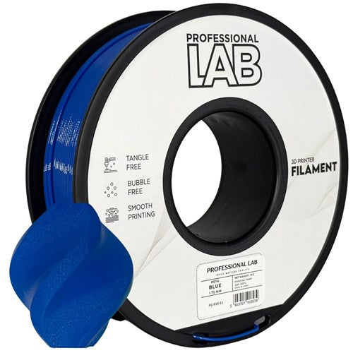 PETG blauw filament 1,75 mm 1 kg | Prof. Lab