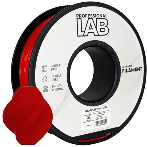 PLA rood filament 1,75 mm 1 kg | Prof. Lab
