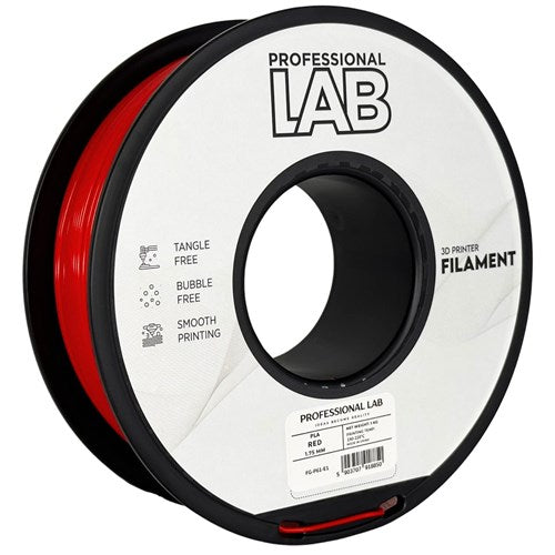 PLA rood filament 1,75 mm 1 kg | Prof. Lab – foto 2