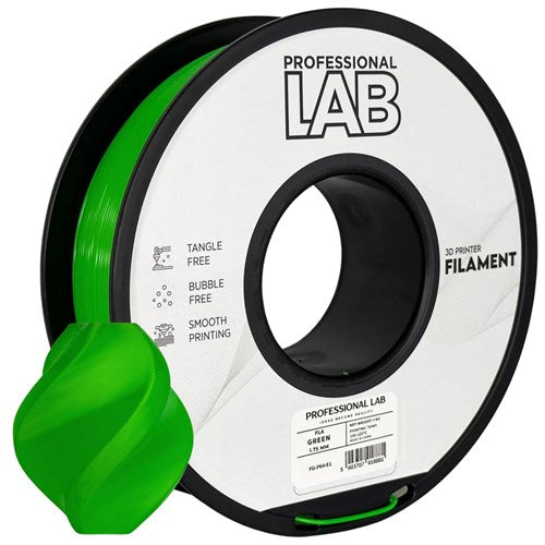 PLA groen filament 1,75 mm 1 kg | Prof. Lab