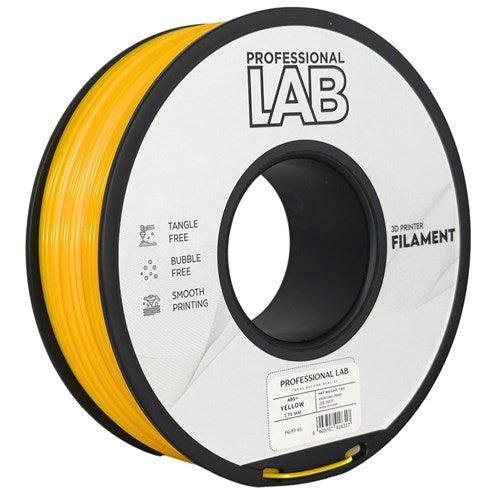 ABS+ geel filament 1,75 mm 1 kg | Prof. Lab
