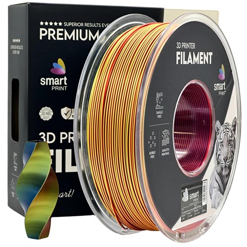 Silk PLA Tri Color Sunset Horizon filament 1,75 mm 1 kg | Smart Print