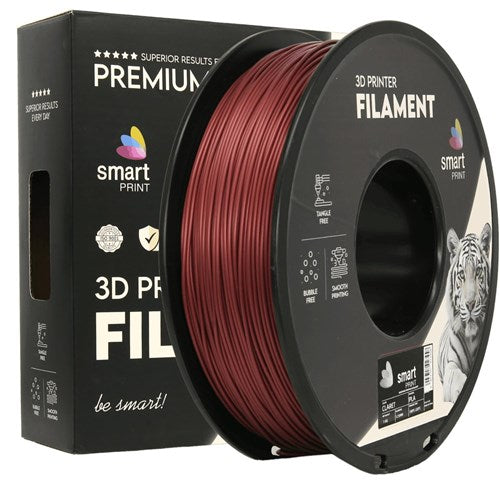 PLA bordeaux filament 1,75 mm 1 kg | Smart Print
