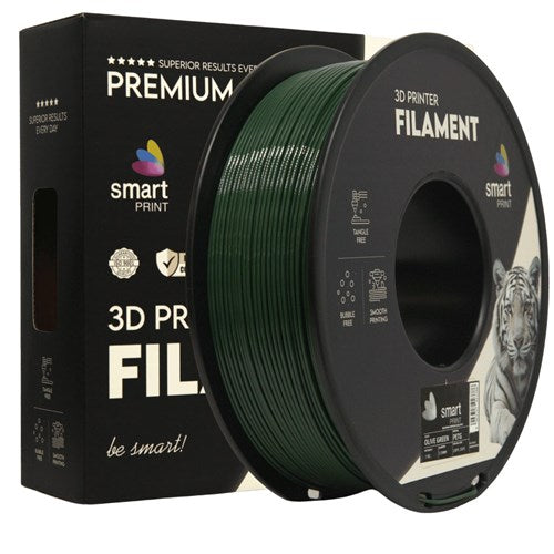 PETG olijfgroen filament 1,75 mm 1 kg | Smart Print