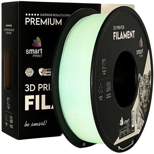 PLA glow-in-the-dark wit filament 1,75 mm 1 kg | Smart Print
