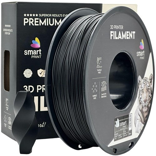 PLA+ zwart filament 1,75 mm 1 kg | Smart Print