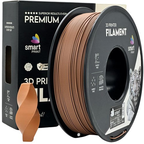 PLA+ bruin filament 1,75 mm 1 kg | Smart Print