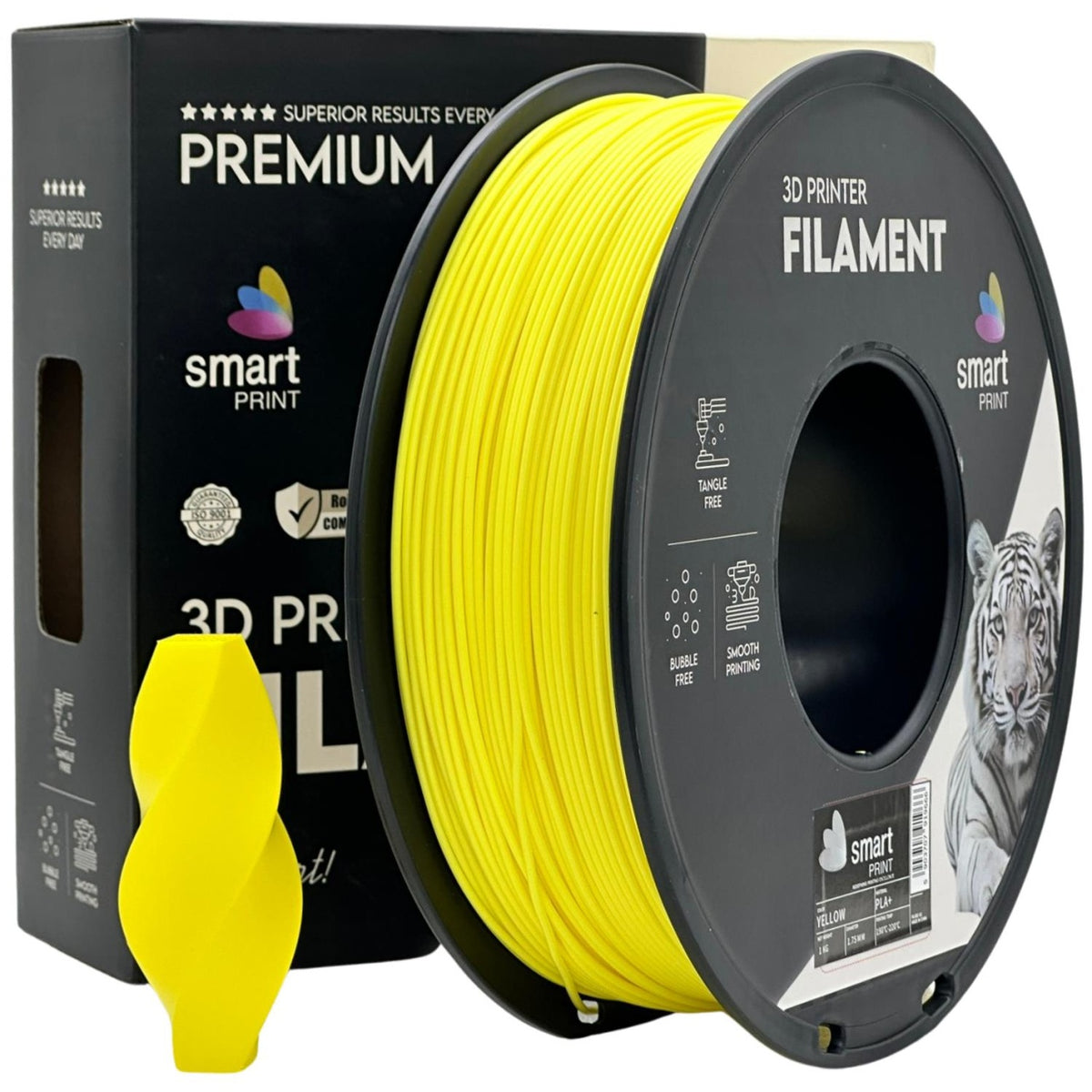 PLA geel filament 1,75 mm 1 kg | Smart Print