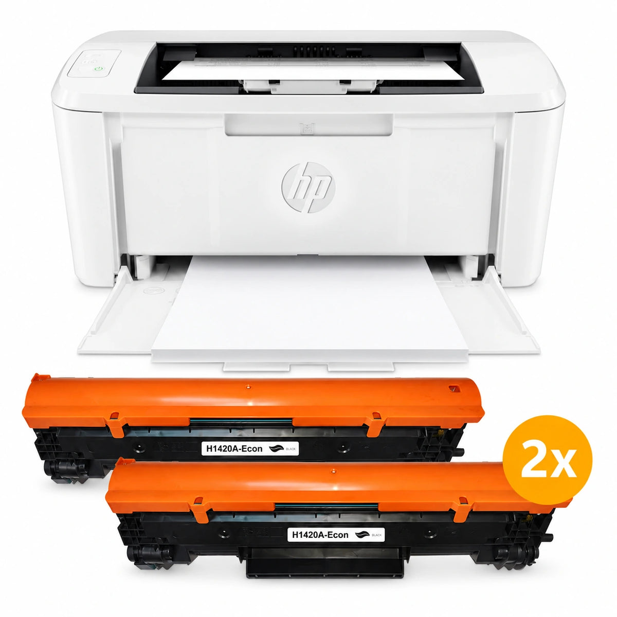 HP LaserJet M110w laserprinter voordeelset met 2 huismerk 142A toners