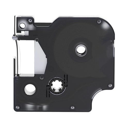 Dymo 45808 compatible lettertape zwart op geel 19mm