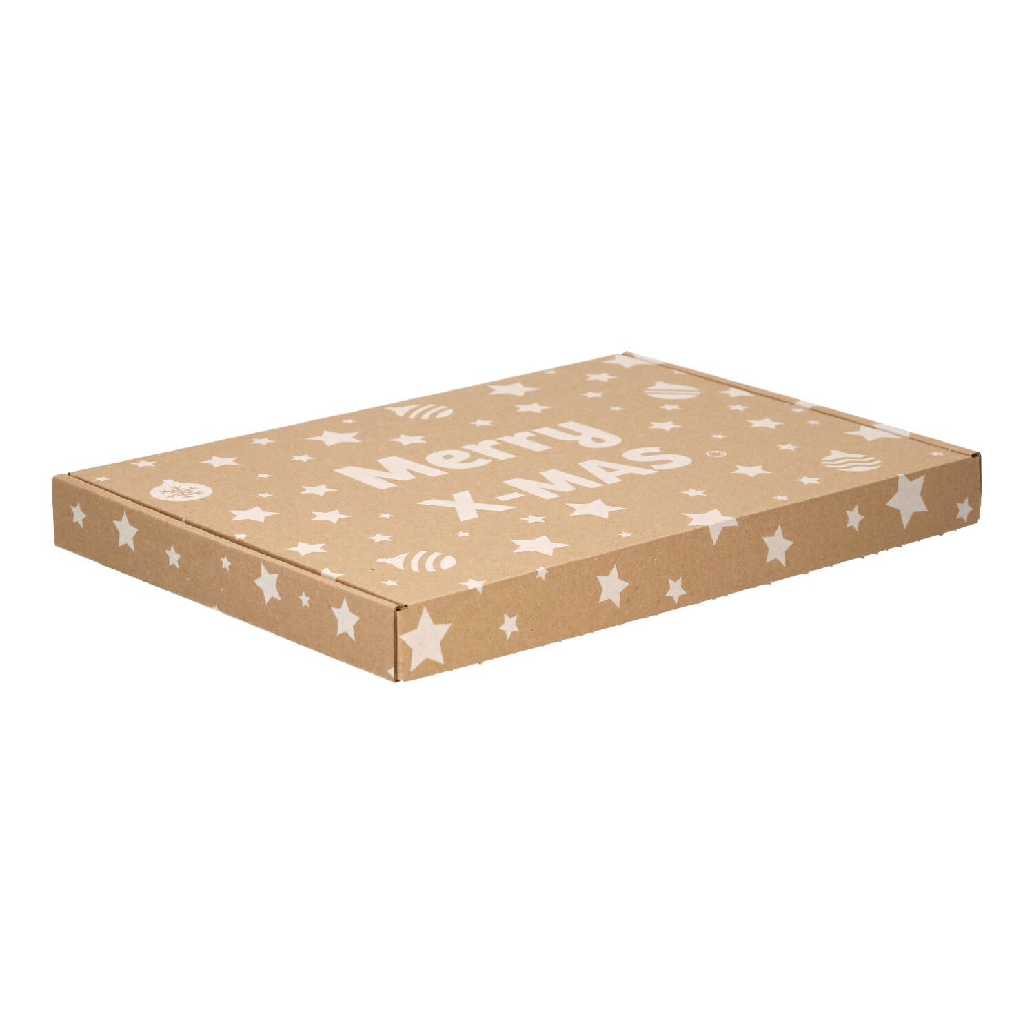 100x Brievenbusdoos A5 met kerstprint 255 x 160 x 28 mm