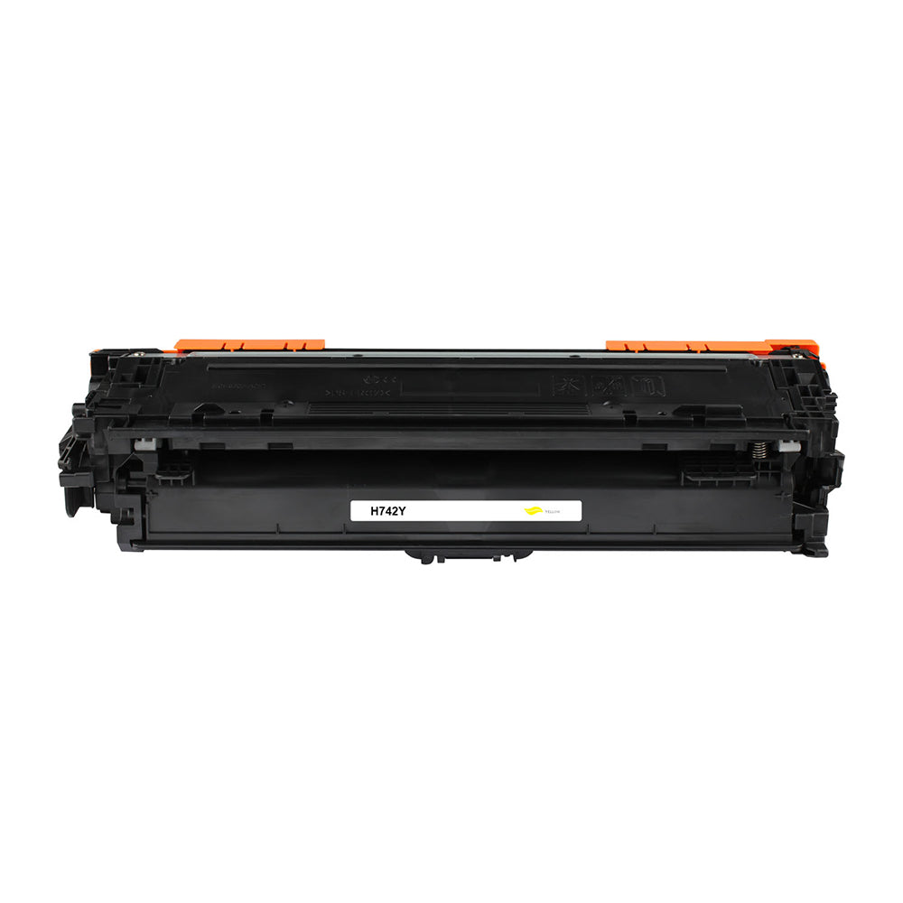 Huismerk HP CE742A (307A) Toner Geel