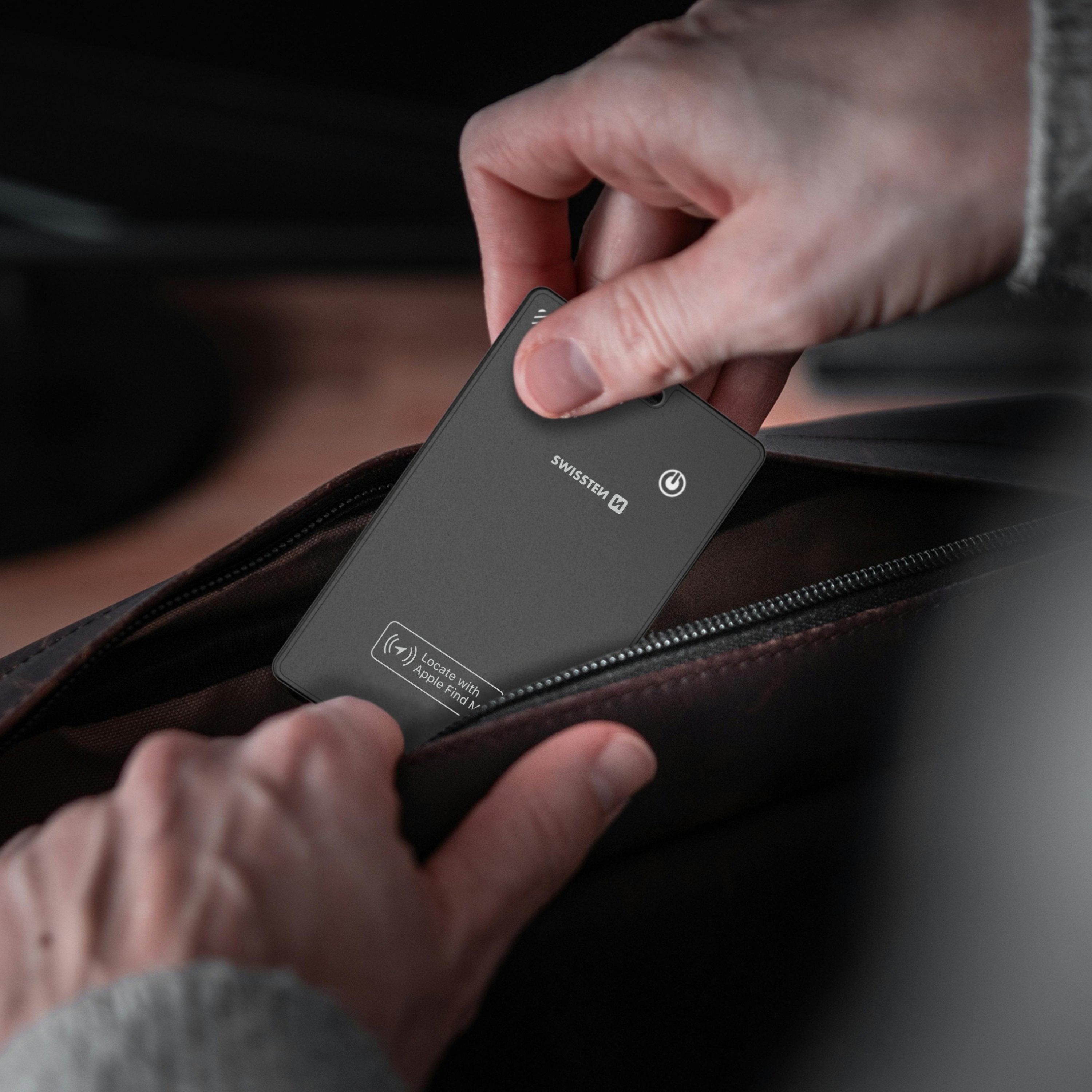 Swissten FindCARD GPS Locator - 20114002 - Zwart