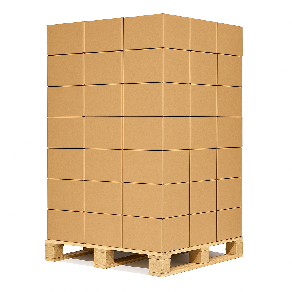 Pallet 1512 rollen A6 verzendlabel, thermisch, 100x150mm, geperforeerd - 300 labels