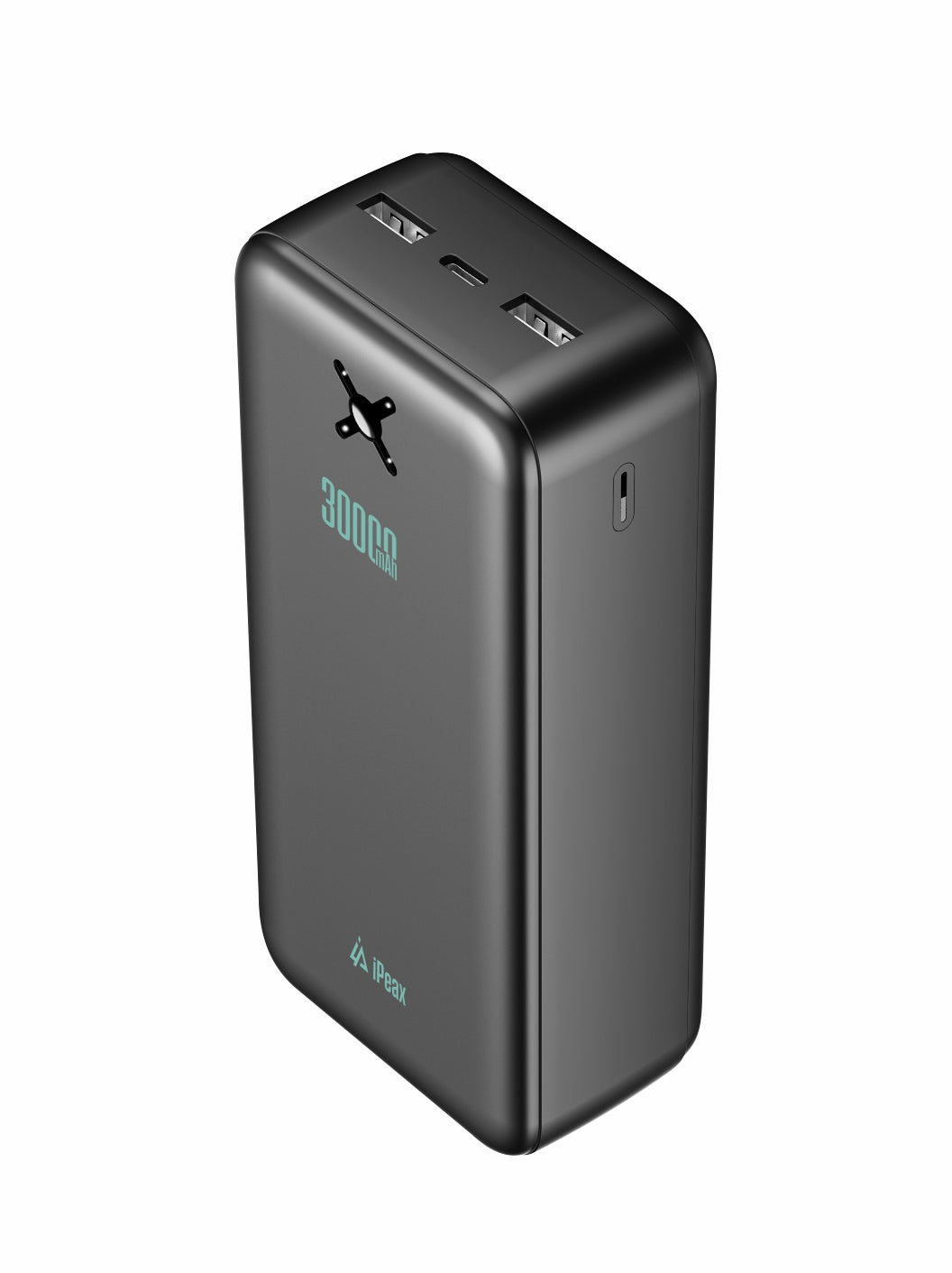 iPeax 10.5W 2x USB-A Powerbank - 90010120 - 30.000 mAh - Zwart