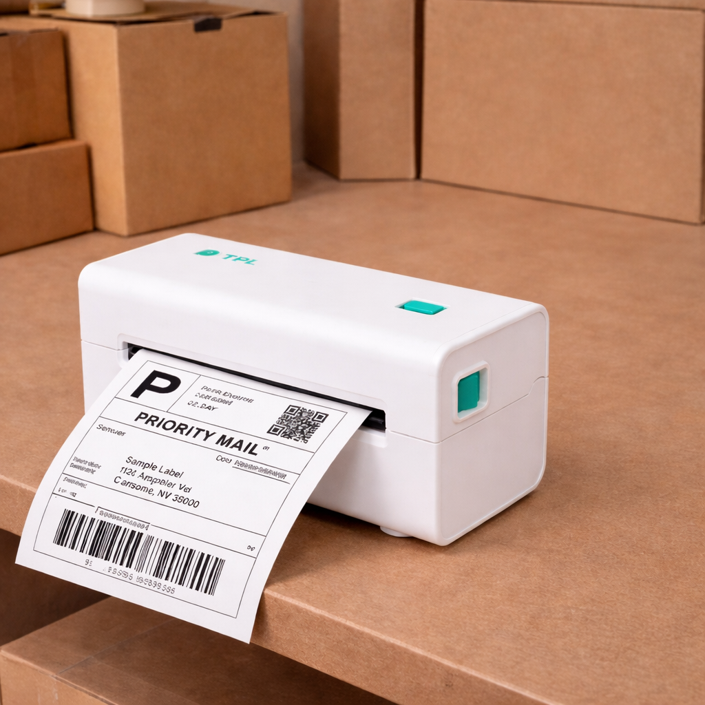 Labelprinter thermisch - USB - A6 - Slim - 203 DPI - Windows/MacOS - Wit