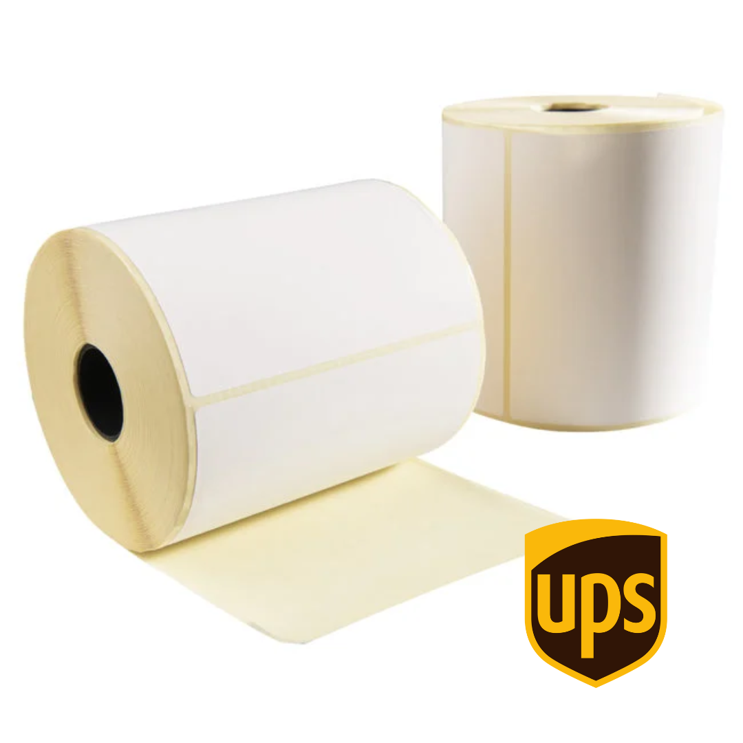 UPS A6 verzendlabel, thermisch, 100x150mm, geperforeerd - 300 labels (Geschikt voor Zebra, TPL)
