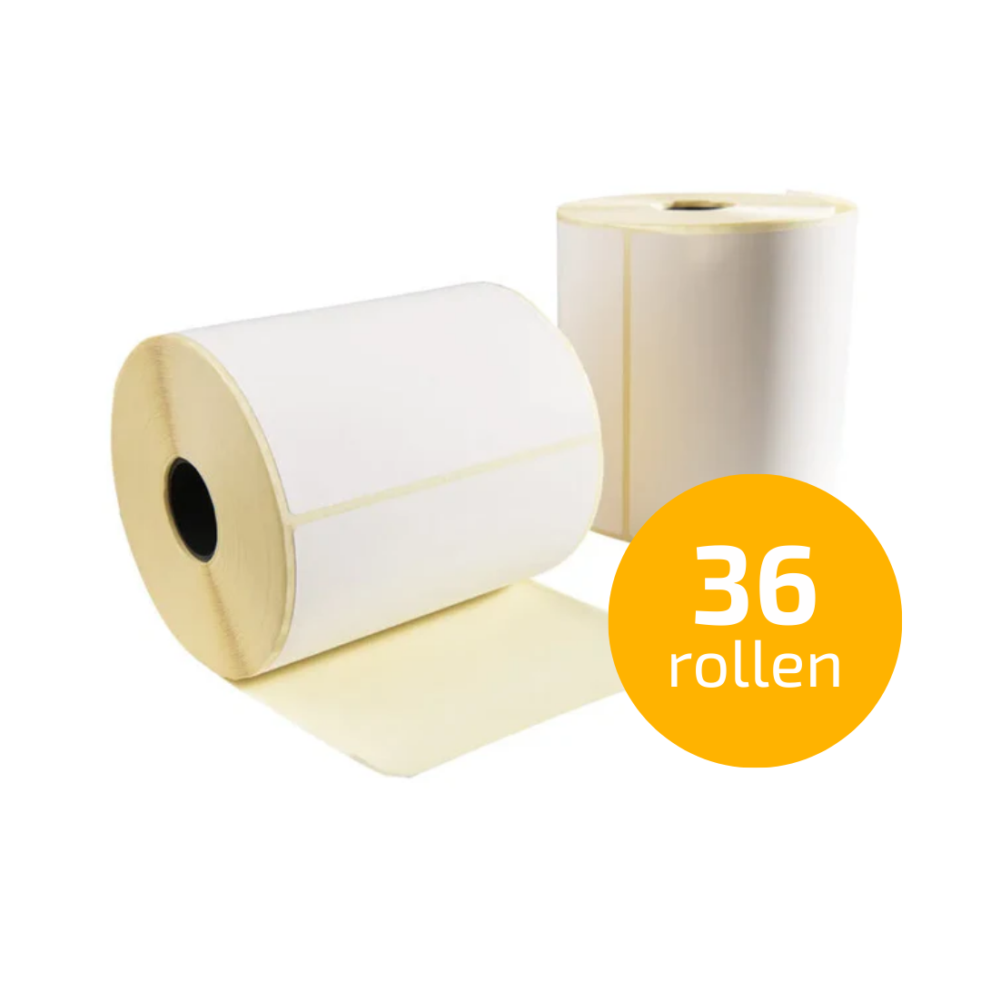 A6 verzendlabel, thermisch, 100x150mm, geperforeerd - 300 labels (Geschikt voor Zebra, TPL)