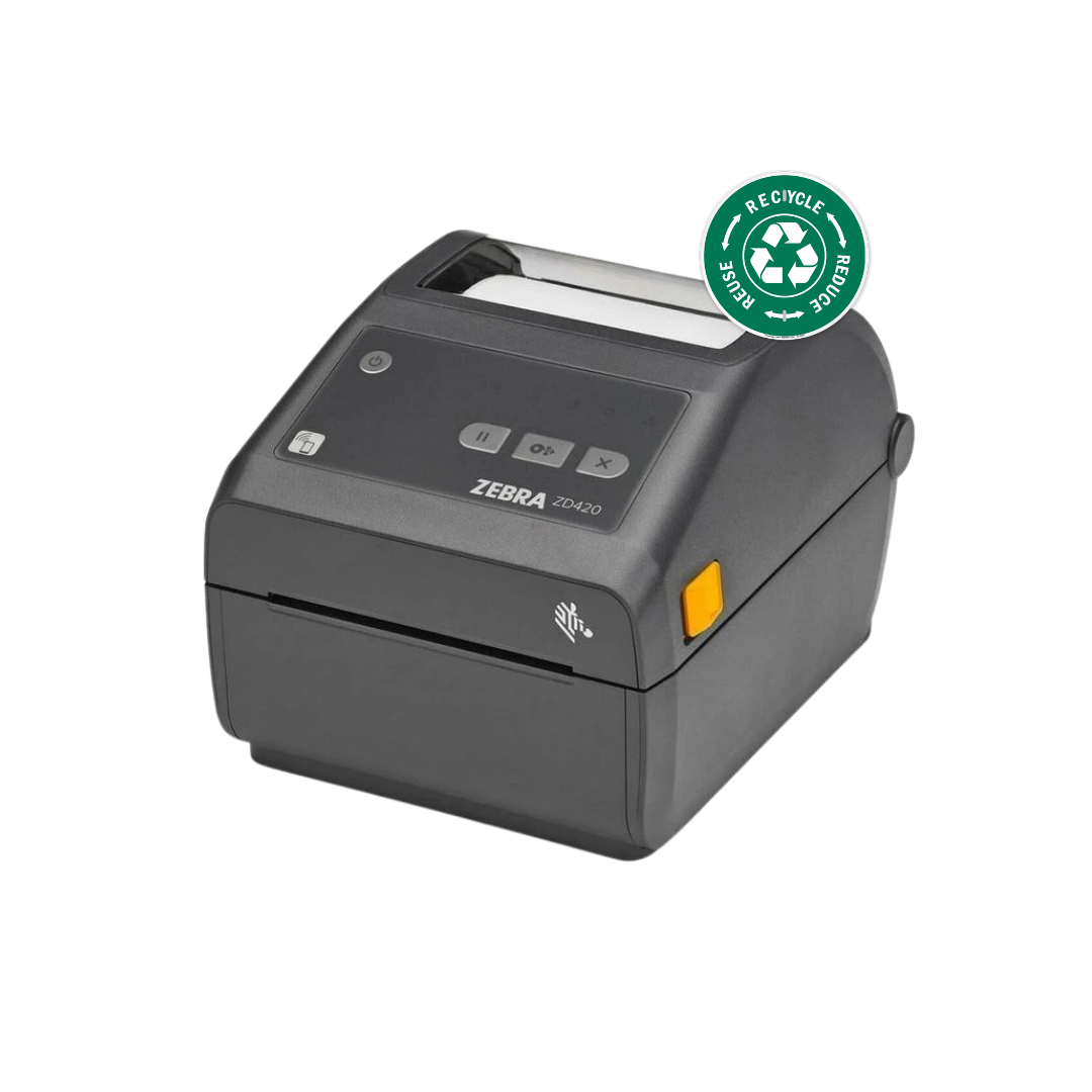 Zebra ZD420 labelprinter met USB + Ethernet (pre-owned)
