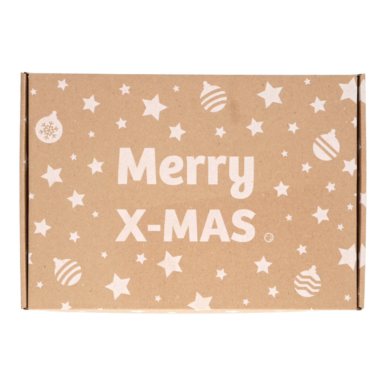 100x Brievenbusdoos A6 met kerstprint 180 x 115 x 28 mm