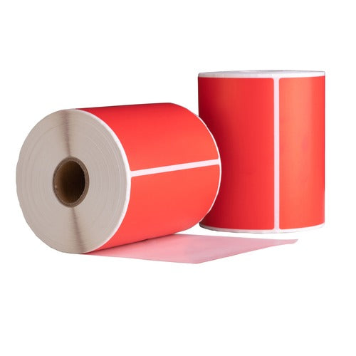 Dymo S0904980 compatible labels, 104 mm x 159 mm, rood, permanent