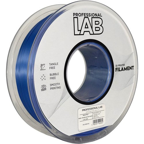 Silk PLA Dual color zwart blauw filament 1,75 mm 1 kg | Prof. Lab – foto 2