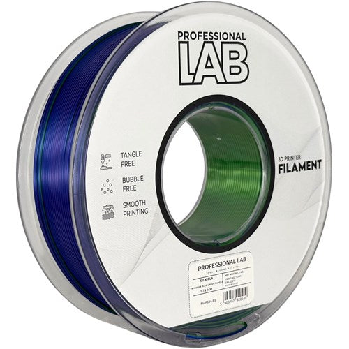 Silk PLA Tri color blauw groen paars filament 1,75 mm 1 kg | Prof. Lab – foto 2