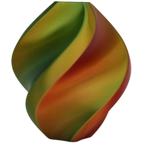 Silk PLA Tri color rood geel groen filament 1,75 mm 1 kg | Prof. Lab – foto 3