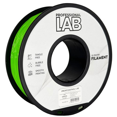 TPU groen 95A filament 1,75 mm 1 kg | Prof. Lab – foto 2