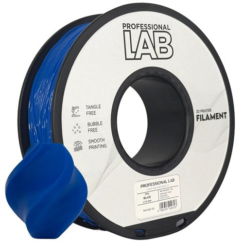 TPU blauw 95A filament 1,75 mm 1 kg | Prof. Lab