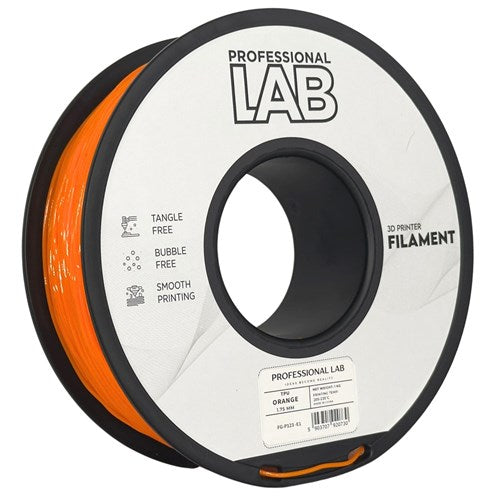 TPU oranje 95A filament 1,75 mm 1 kg | Prof. Lab