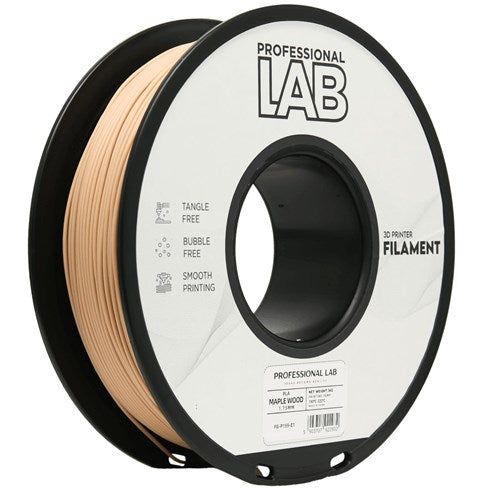PLA esdoornhout filament 1,75 mm 1 kg | Prof. Lab