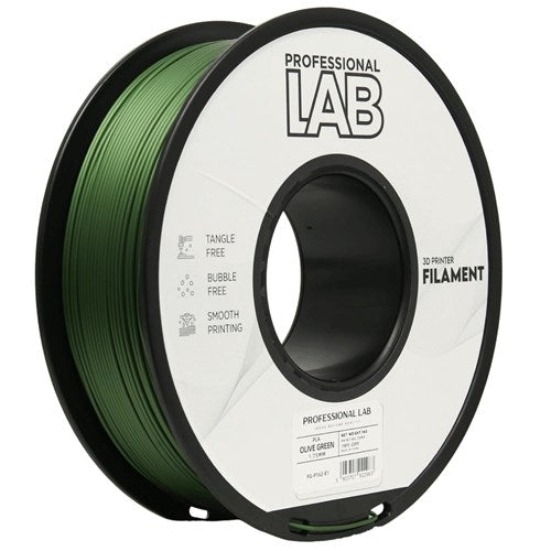 PLA olijfgroen filament 1,75 mm 1 kg | Prof. Lab