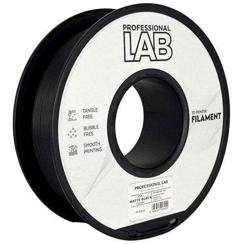 PLA mat zwart filament 1,75 mm 1 kg | Prof. Lab – foto 2