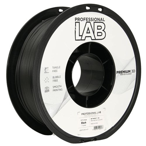 PETG mat zwart filament 1,75 mm 1 kg | Prof. Lab