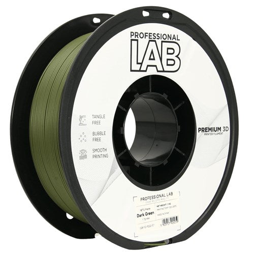 PETG mat donkergroen filament 1,75 mm 1 kg | Prof. Lab
